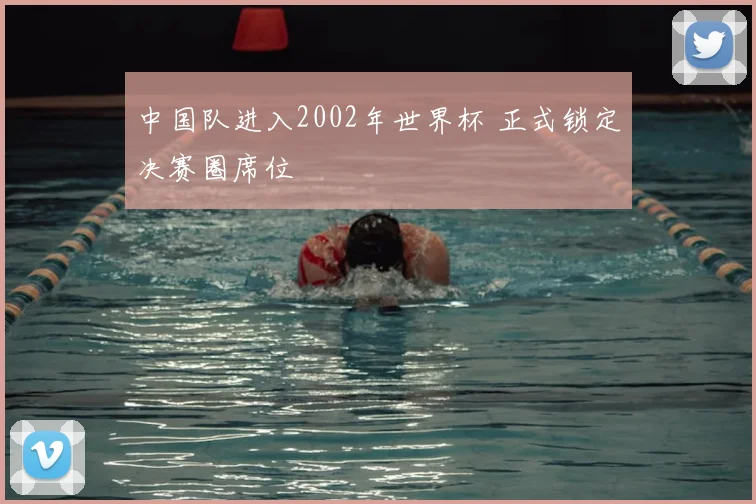 中国队进入2002年世界杯 正式锁定决赛圈席位