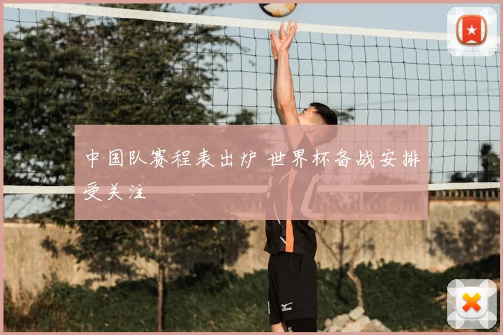 中国队赛程表出炉 世界杯备战安排受关注